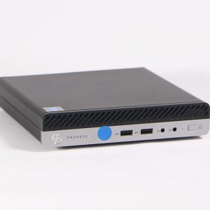Micro UC HP ProDesk 400 G5 Intel Core i3 (9ᵉ Gen) - RAM 8Go DDR4 SSD M2 256Go avec Wi-Fi intégré