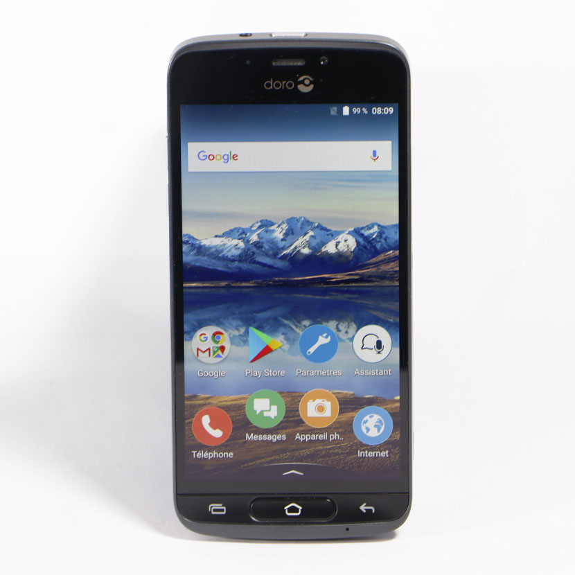 Vente de SmartPhone d'occasion à Abidjan : Doro 8040 · Écran 5.0" · Capacité 2Go/16Go · 1 nano Sim + MicroSD · Caméra Princip/Selfie: 8/2Mpx *Garantie 6 mois