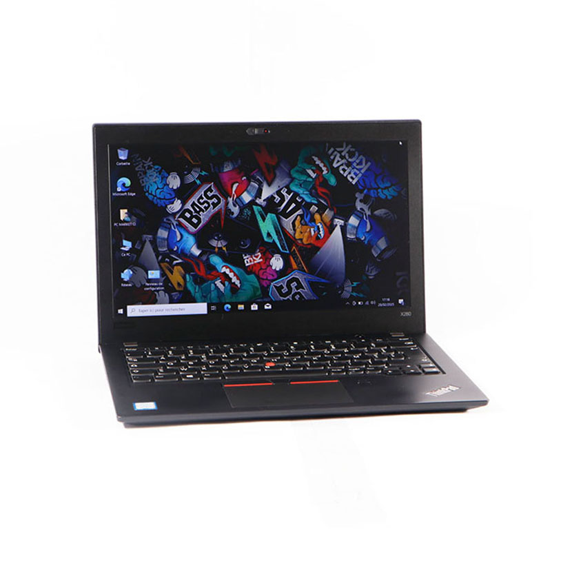 Vente de PC occasion Lenovo ThinkPad X280 · Core i5 8ᵉ Gén. CPU @1.70GHz · RAM 8Go DDR4 SSD M2 256Go · Écran 13,3" Full HD · Garantie 6 mois