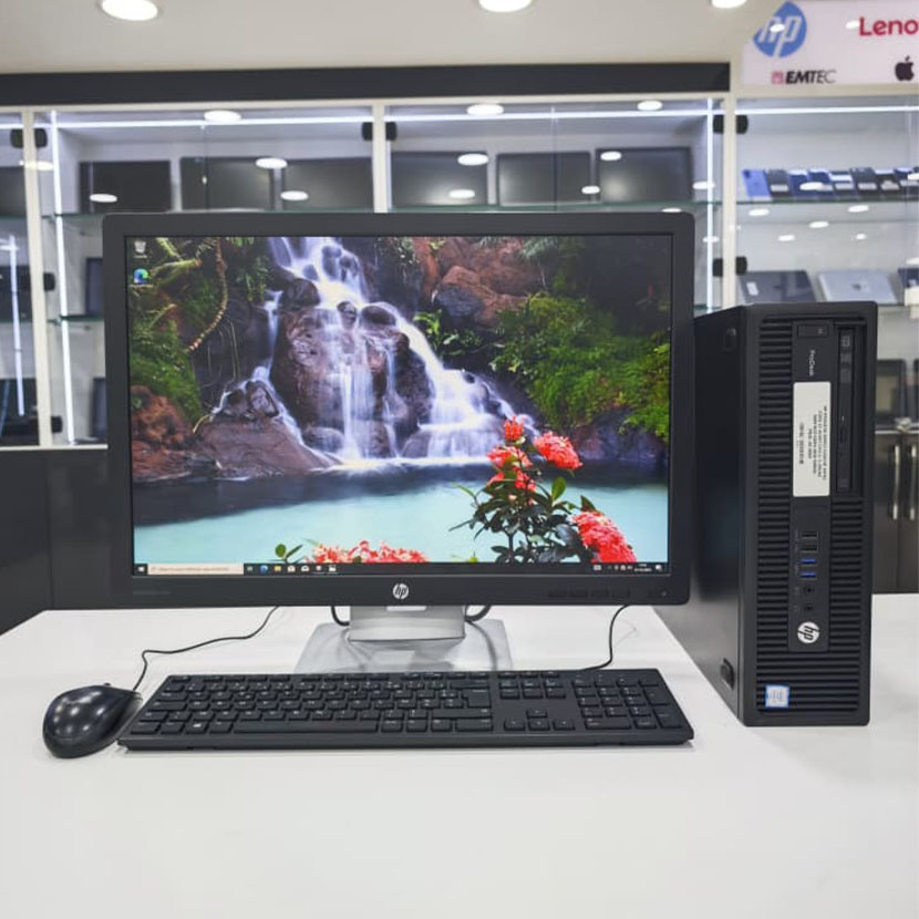 Complet HP ProDesk 600 G2 SFF Core i3 (6ᵉ Gén) - RAM 8Go DDR4 HDD 500Go + Écran HP 24" LED – Image 2
