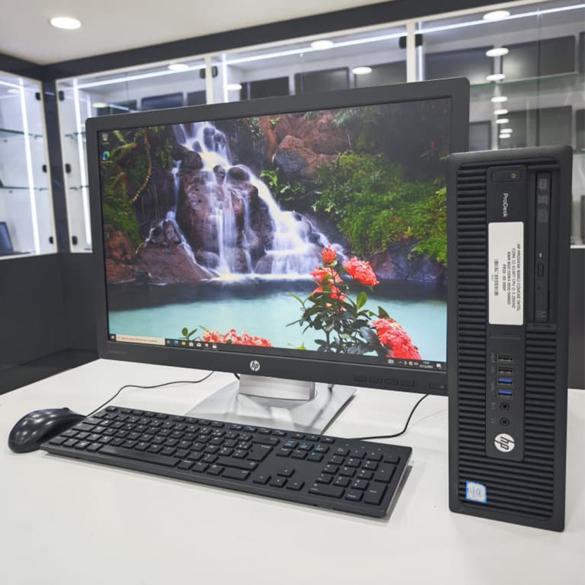 Complet HP ProDesk 600 G2 SFF Core i3 (6ᵉ Gén) - RAM 8Go DDR4 HDD 500Go + Écran HP 24" LED – Image 3