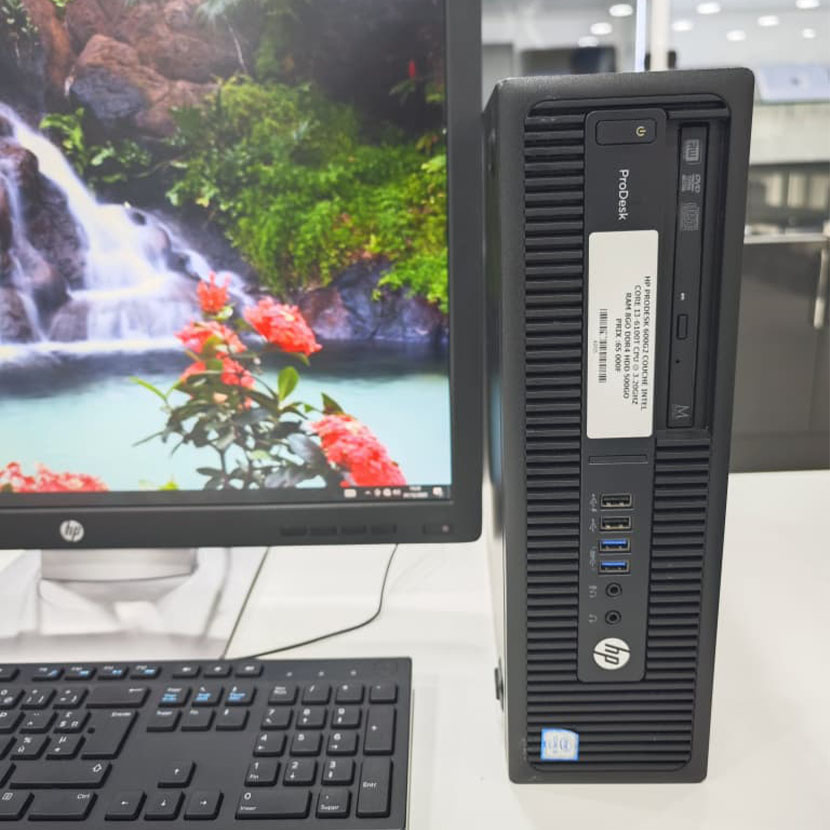 Complet HP ProDesk 600 G2 SFF Core i3 (6ᵉ Gén) - RAM 8Go DDR4 HDD 500Go + Écran HP 24" LED – Image 4