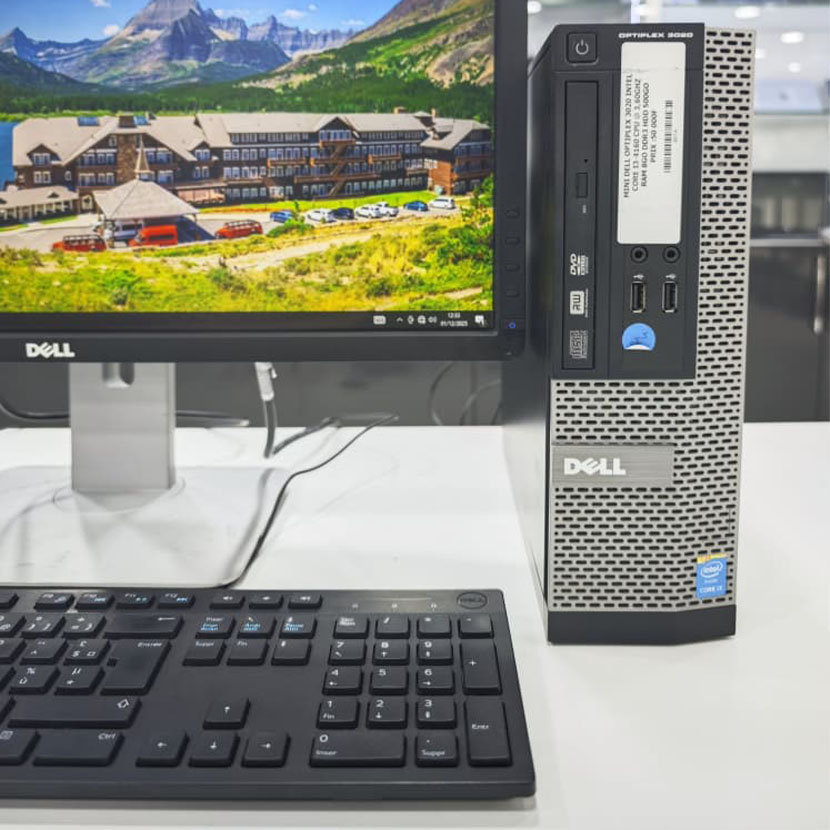 Complet Mini UC Dell Optiplex 3020 SFF Intel Core i3 (4th Gén) - RAM 8Go HDD 500Go + Écran Dell 23" FHD – Image 4