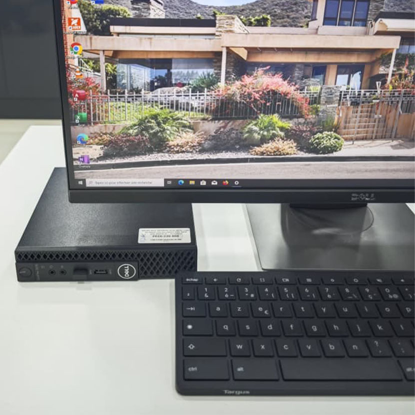 Complet Micro Dell Optiplex 3070 Core i5 (9ᵉ Gén.) – RAM 16Go DDR3 SSD 256Go + HDD 500Go + Écran Dell 27″ – Image 4