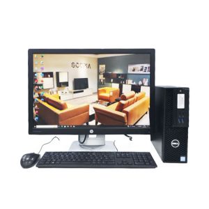 Vente de Complet d'occasion à Abidjan : Mini UC Dell Optiplex 3420 · Xéon E3-1270 v5 CPU @ 3.60GHz · Capacité : 128Go + 1To · GPU 2Go · Écran HP 24″ *Garantie 3 mois