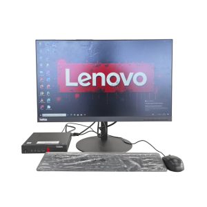 Vente de Complet bureau d'occasion Micro Lenovo M710Q · Core i3 6ᵉ Gén. CPU @ 3.20 GHz · Capacité : 8Go DDR4 / 756Go · Écran Lenovo 24" *Garantie de 6 mois