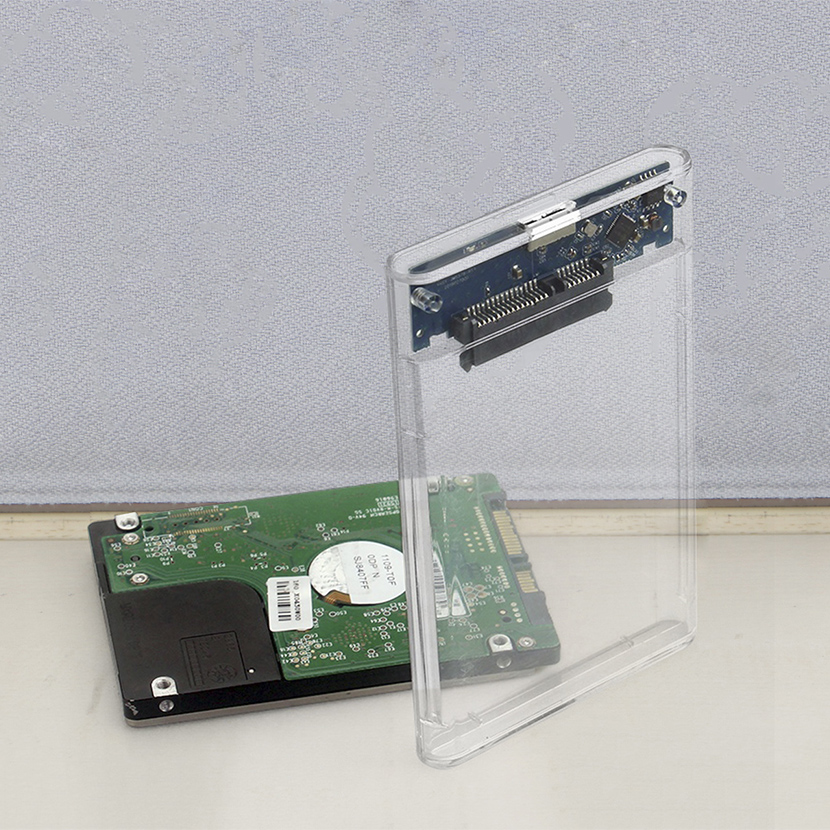 Boitier Disque Externe Sata 2.5" - USB 3.0 (Transparent) – Image 2