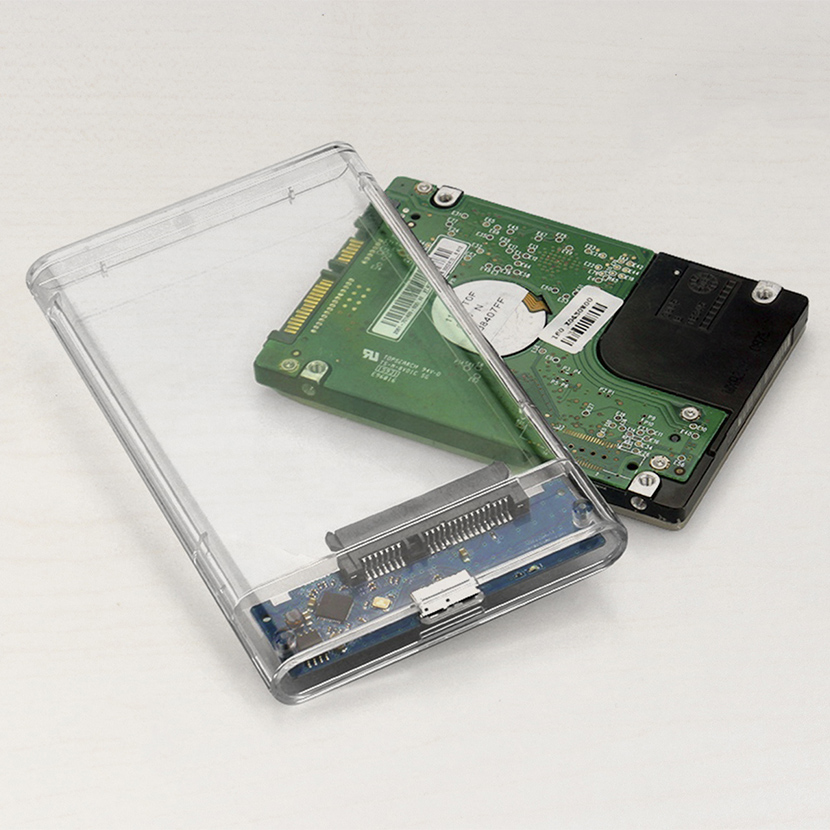 Boitier Disque Externe Sata 2.5" - USB 3.0 (Transparent) – Image 3