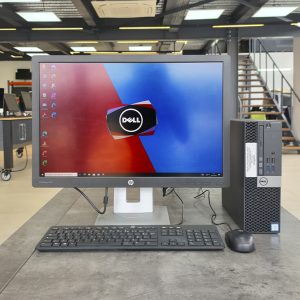 Vente de Complet d'occasion à Abidjan : Mini UC Dell Optiplex 3040 · Core i3 6ᵉ Gen. CPU @ 3.70GHz · Capacité : 500Go · Écran HP 24″ LED *Garantie 6 mois