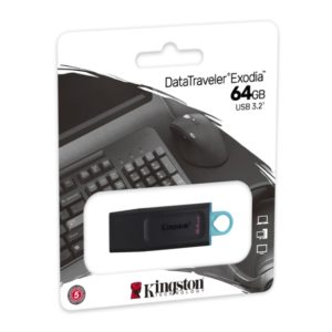 Vente de La clé USB Kingston DataTraveler Exodia offre des performances USB 3.2 Gen 1 pour simplifier l'accès aux PC portables, aux PC de bureau ...
