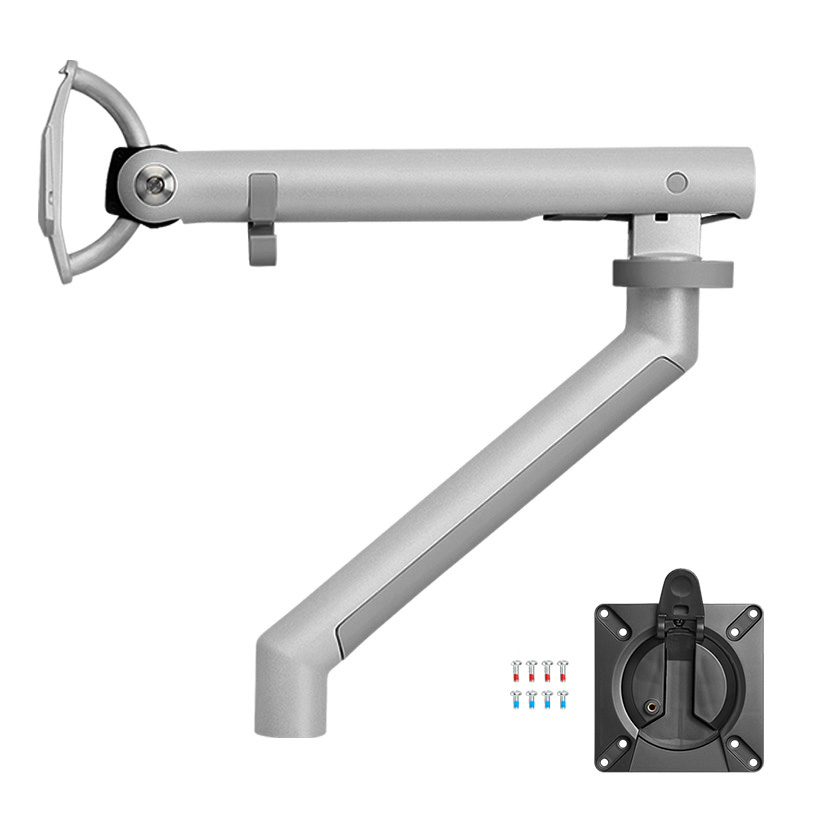 Vente de Bras articulé Flo Monitor Arm Noir pour 1 écran jusqu'à 34". Support VESA ergonomique, réglable en hauteur, inclinable et pivotant.