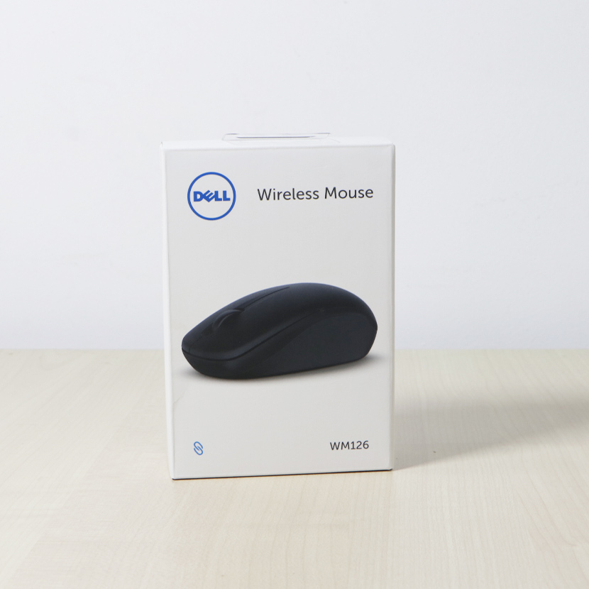 Vente de Souris Dell WM126, souris sans fil, souris optique USB, souris 2,4 GHz, souris 1000 DPI, souris PC portable, souris bureautique, souris Dell noire.