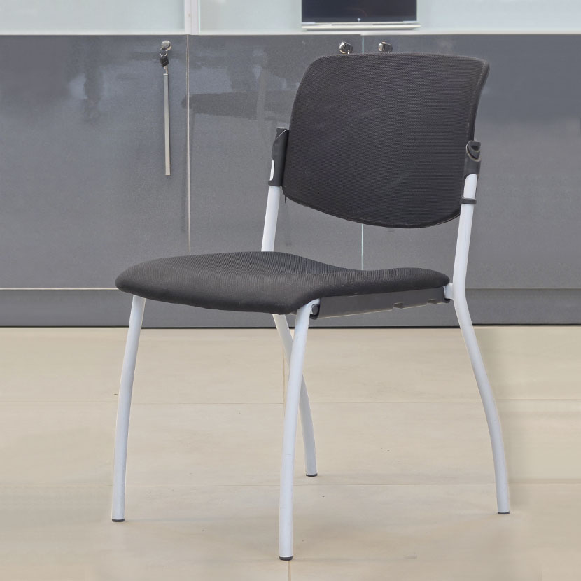 Chaise visiteur - Alina Net Chair (Noire) – Image 2