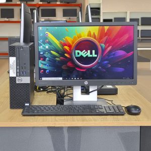 Complet Mini Dell Optiplex 3040 Core i3 (6ᵉ Gén.) - RAM 8Go DDR3 HDD 500Go + Écran HP 20″ LED