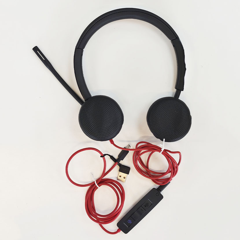 Micro-Casque Sans Fil Bluetooth Arceau - Jabra Evolve 65 SE Stéréo + Dongle USB avec son sac – Image 8