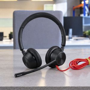 Micro-Casque filaire Arceau - HP Poly Blackwire 3325 Stereo USB-C/A Adapter