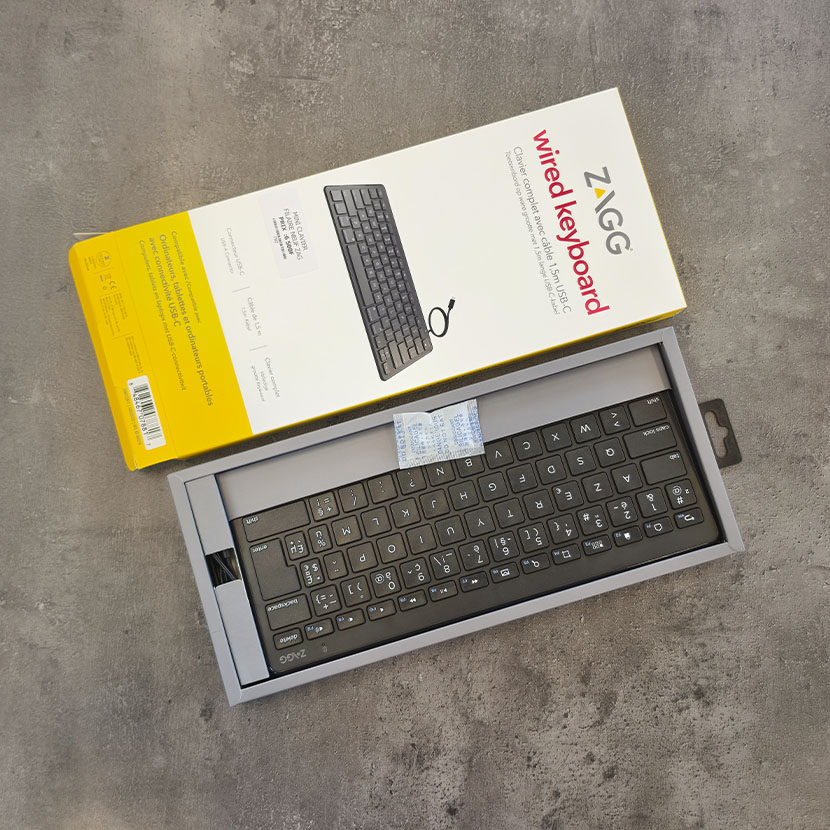Mini clavier filaire - ZAGG Français (AZERTY) – Image 4