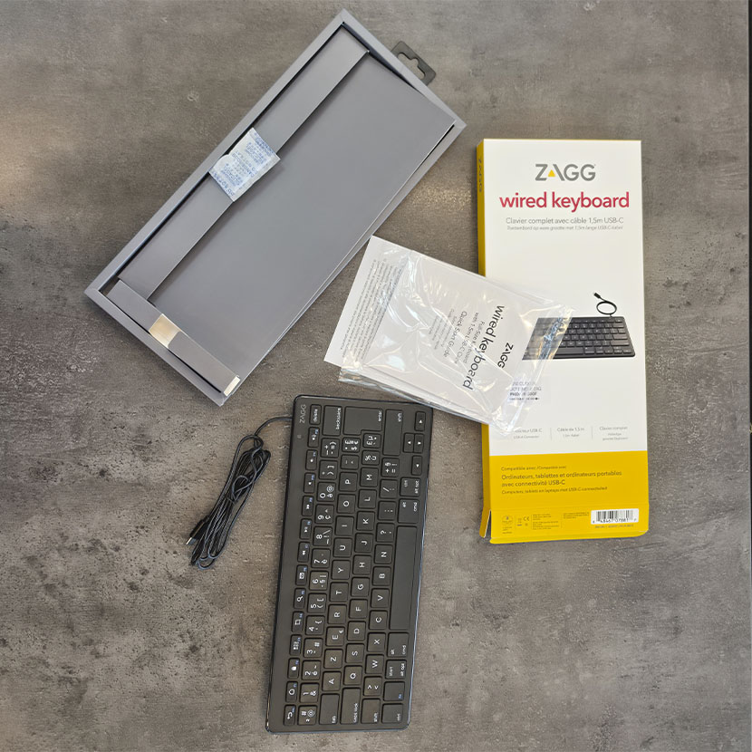 Mini clavier filaire - ZAGG Français (AZERTY) – Image 5