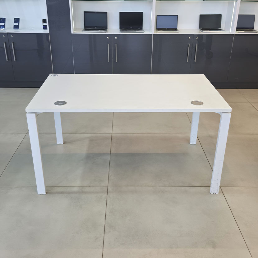 Table de bureau individuel - 140×80 fixe (Grade B) – Image 2