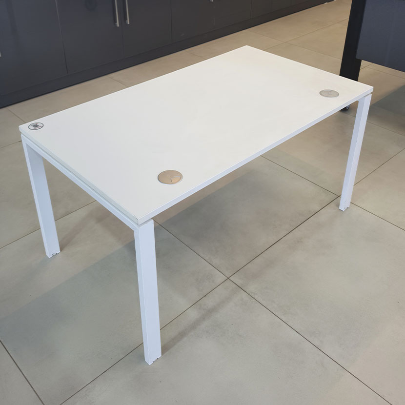 Table de bureau individuel - 140×80 fixe (Grade B) – Image 3