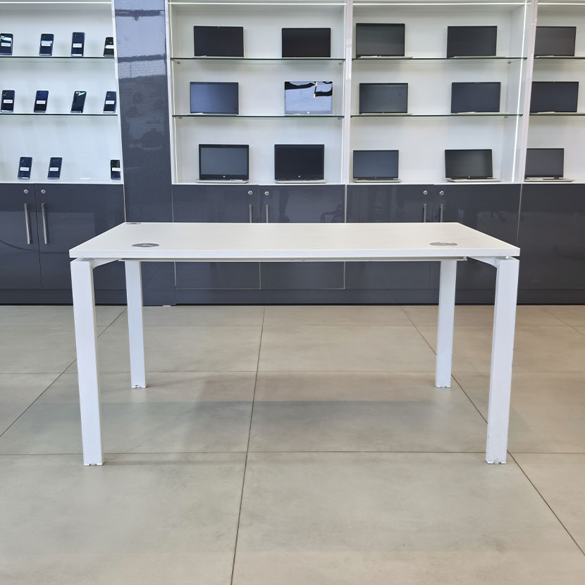 Table de bureau individuel - 140×80 fixe (Grade B)