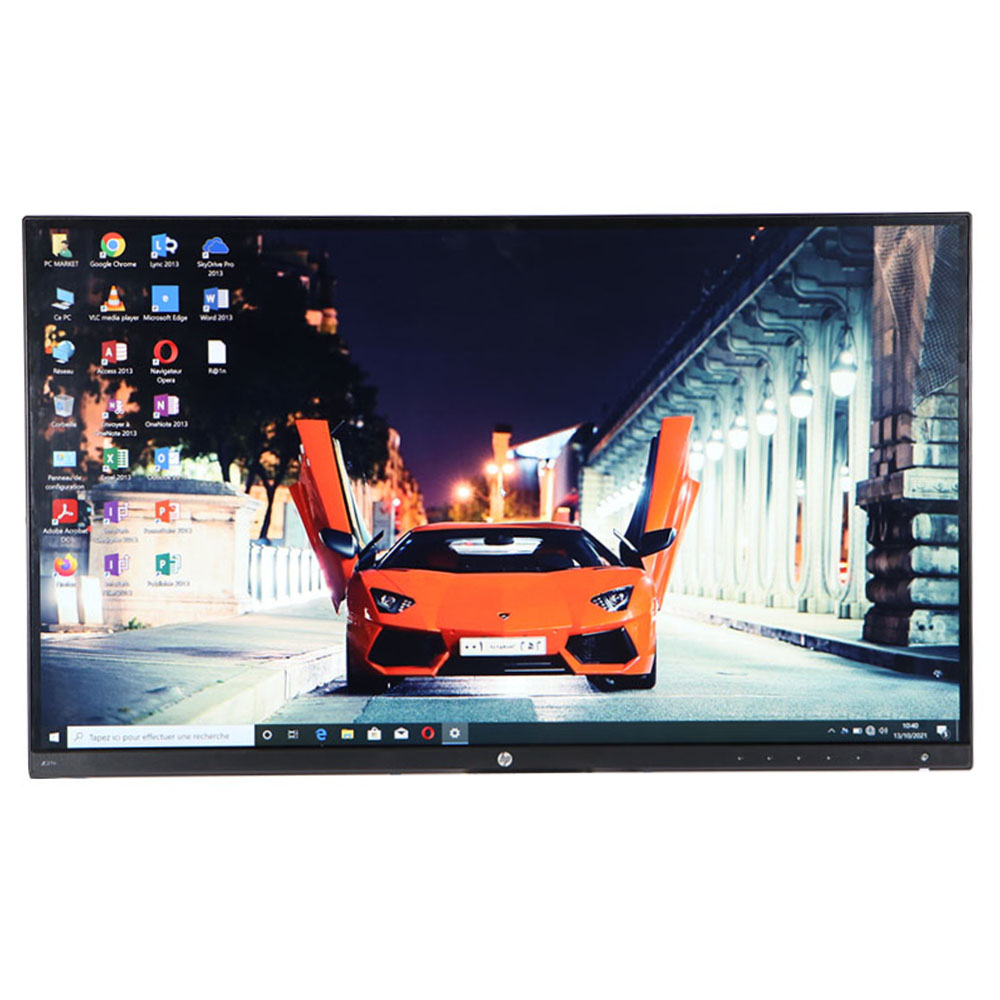 HP Z27n Narrow Bezel Display est un moniteur 27" Full HD avec d'excellentes performances de jeu. La résolution 2560 x 1440 à 60 Hz offre des mouvements d'une clarté exceptionnelle.