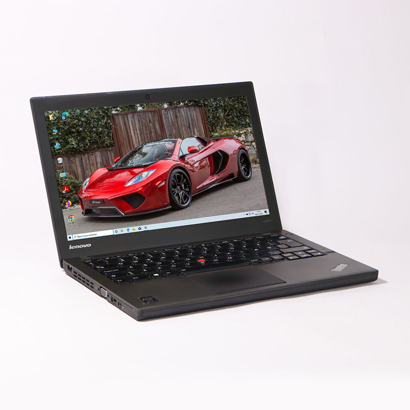 Ordinateur portable Lenovo ThinkPad X240 Intel Core i5-4300U CPU @ 1.9 GHz RAM : 4 Go DDR3 Stockage : SSD 128 Go Taille de l'écran : 12,5"