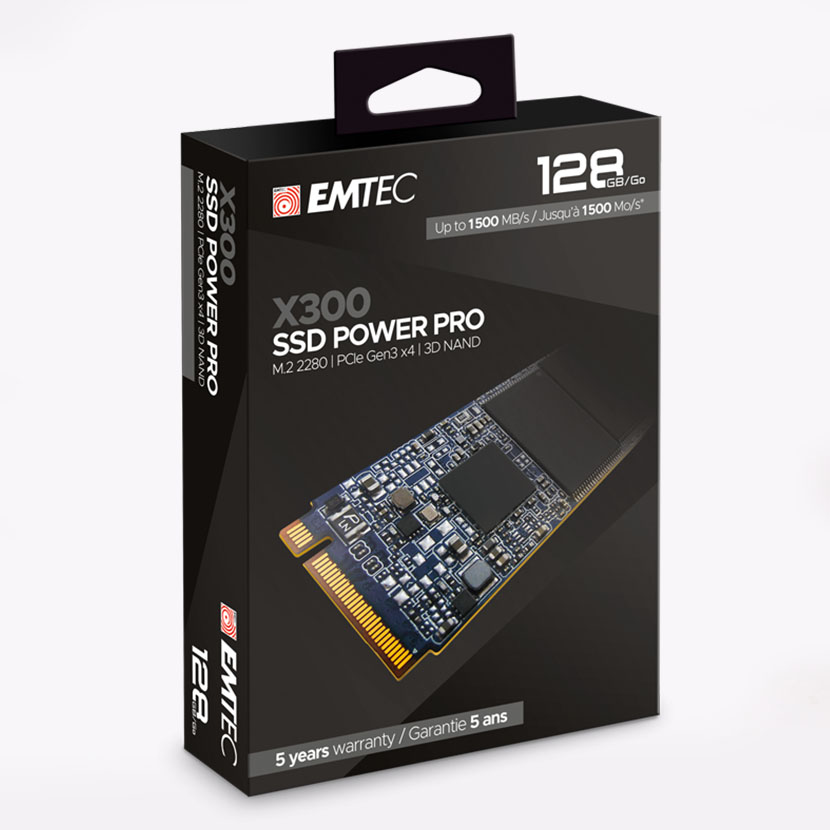 Le Disque Dur SSD M2 NVMe - EMTEC 128Go Neuf donnera un coup de boost (rapidité et durabilité) instantané à votre ordinateur, jusqu’à 20x plus rapide qu’un disque dur classique.
