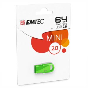Clé USB Emtec 2.0 - D250 Green Mini 64GO