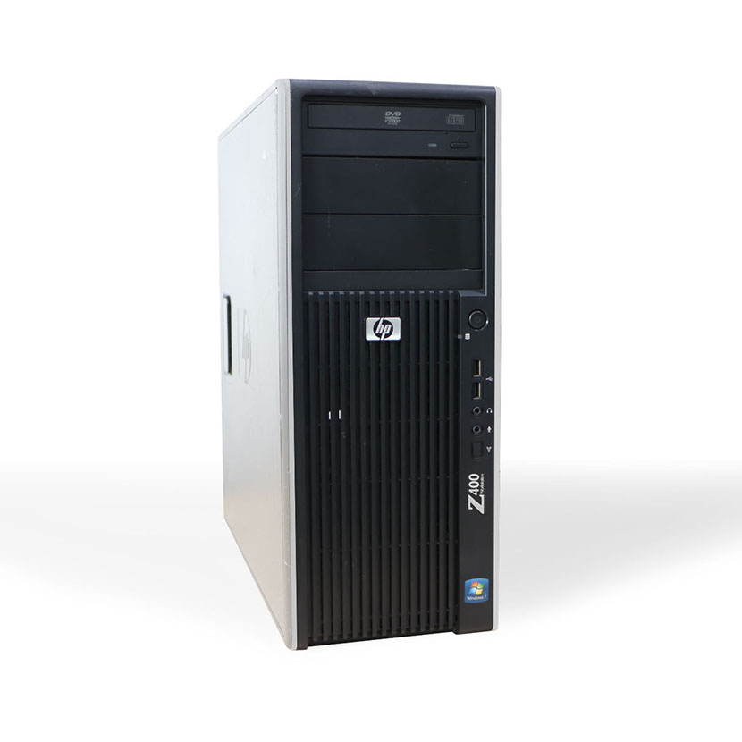 Unité centrale d'occasion à Abidjan : HP Workstation Z400 · Intel Xeon w3520 CPU @2.67GHz · Mémoire RAM : +8Go · Stockage : HDD 500Go · avec GPU
