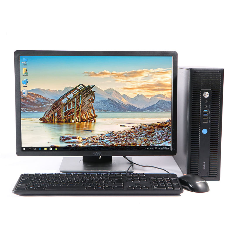 Complet HP ProDesk 600 G1 SFF Core i7 (4 th Gén) - RAM 16Go DDR3 SSD 256Go + Écran Dell 22"