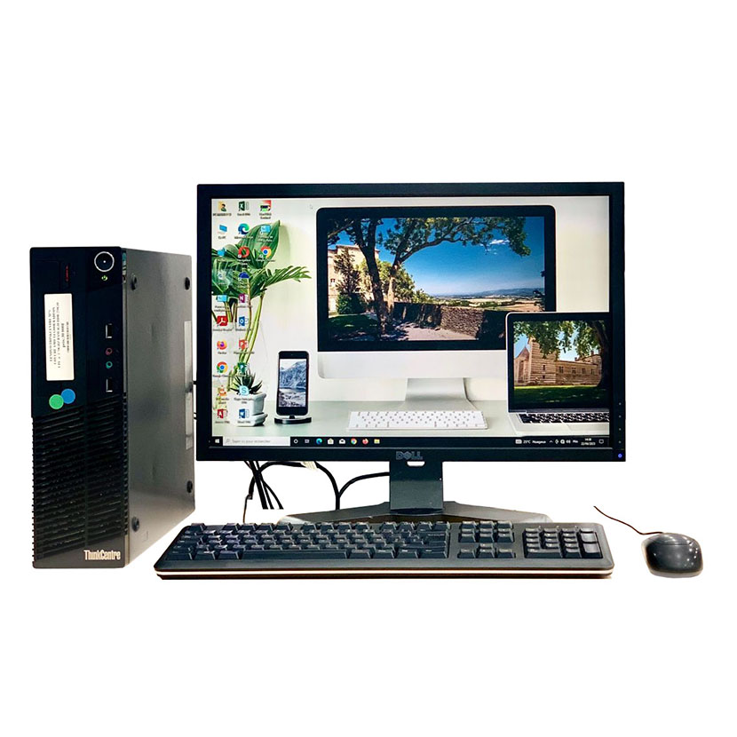Complet Lenovo M79 AMD - RAM 4Go DDR3 HDD 250Go + Écran Dell 22" LCD