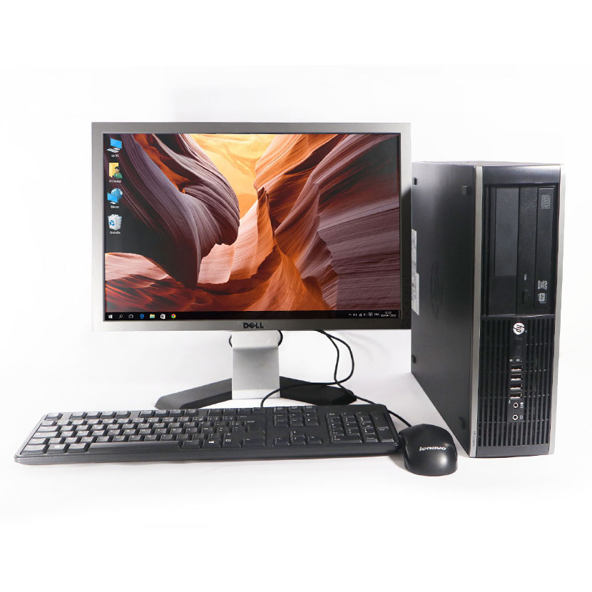 Complet HP Compaq 8200/8300 SFF Core i3 - RAM 4Go DDR3 HDD 250Go + Écran Dell 19" LCD