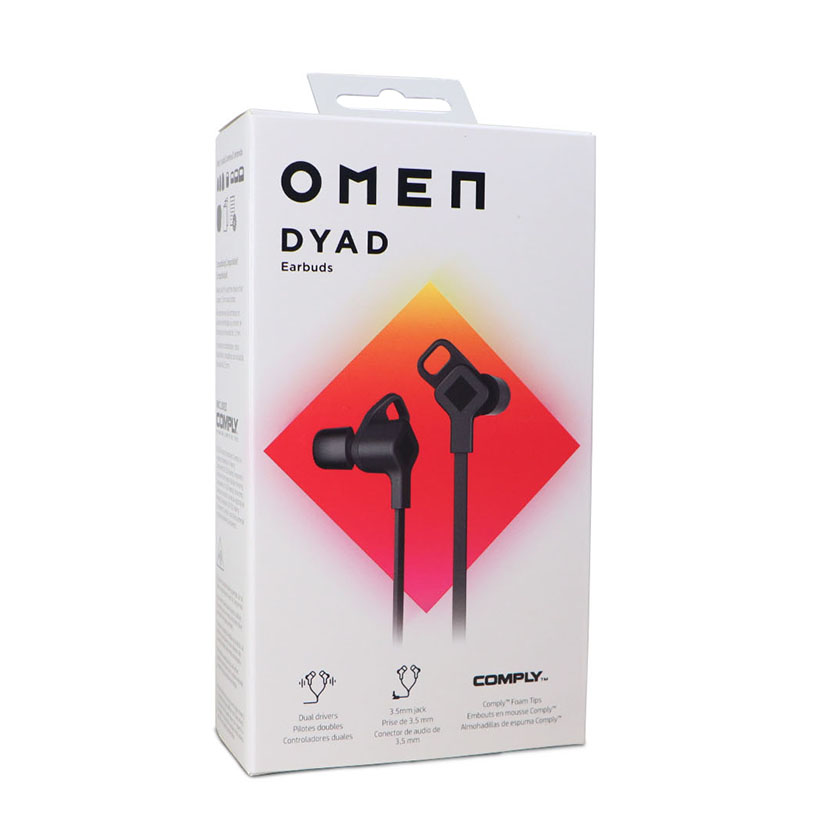 Écouteur filaire - OMEN Dyad (8JE67AA) / 60 dB / Micro inclus / Interface Jack/ Garantie 1 mois