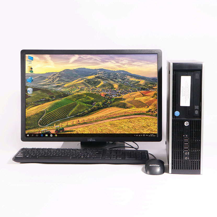 Complet HP Compaq 8200/8300 SFF Core i3 - RAM 4Go DDR3 HDD 250Go + Écran Dell 22" LED