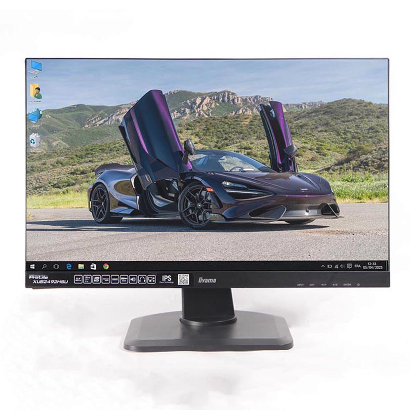 iiYama ProLite XUB2492HSU est un moniteur 24" LED avec d'excellent rendu visuel. La résolution 1920 x 1080 à 60 Hz / 16:9 offre une clarté exceptionnelle.