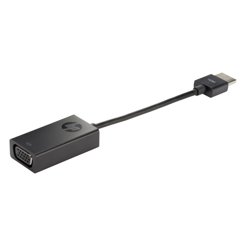 L'adaptateur HP HDMI vers VGA optimise l'affichage de votre ordinateur portable en convertissant le signal de sortie HDMI en un signal VGA analogique.