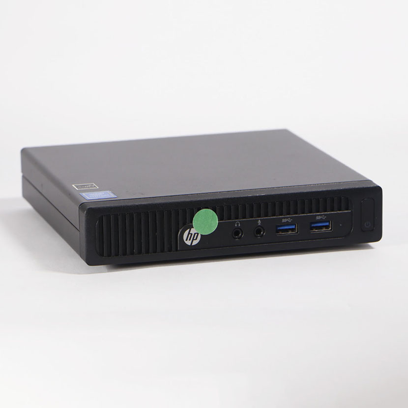 Micro UC HP ProDesk 260G2 Intel Pentium CPU G4405u @ 2,10 Ghz - RAM 4Go DDR4 HDD 500Go avec Port HDMI et chargeur 65W gros bout rond