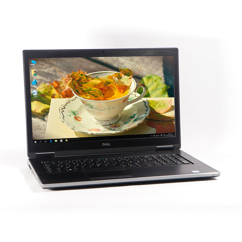 Vente d'ordinateur portable Dell Precision 7740 · Core i5 9ᵉ Gen. CPU @ 2,50GHz (4/8) · RAM 16Go SSD M2 512Go / GPU 8Go · Clavier rétro-éclairé 17,3" FHD · Chargeur 240W bout rond · Garantie 6 mois