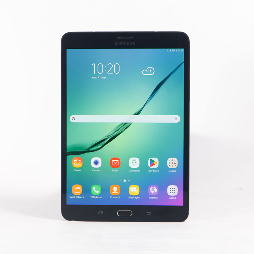 Téléphone Tablette Samsung Galaxy Tab S2 d'occasion RAM : 3 Go Stockage : 32 Go Appareil photo principal : 8 Mpx et frontal : 2,1 Mpx