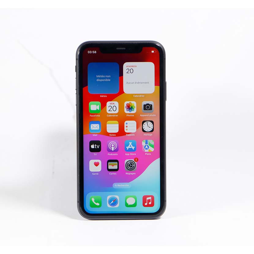 Apple iPhone 11 - 4G smartphone - double SIM (Nano SIM + eSim) Mémoire interne 128 Go - Écran IPS LCD - 6.1" - 1792 x 828 pixels - rear camera 12 MP - front camera 12 MP