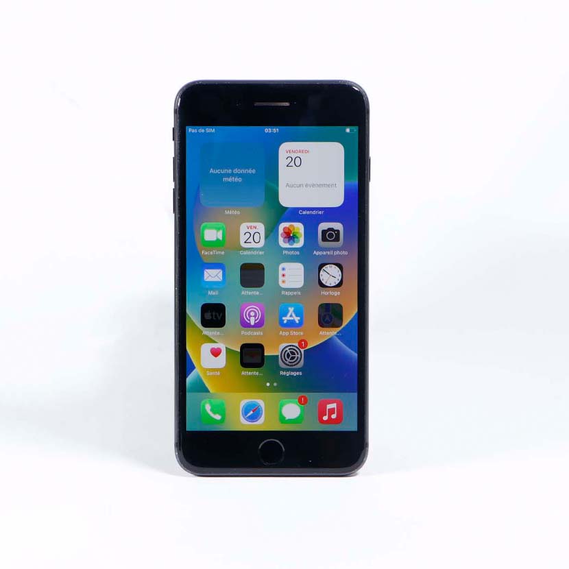 Apple iPhone 8 Plus - 4G (LTE) smartphone - Nano SIM / Stockage 128 Go - Écran Retina IPS LCD - 5.5" - 1080 x 1920 pixels - rear camera 12 MP - front camera 7 MP