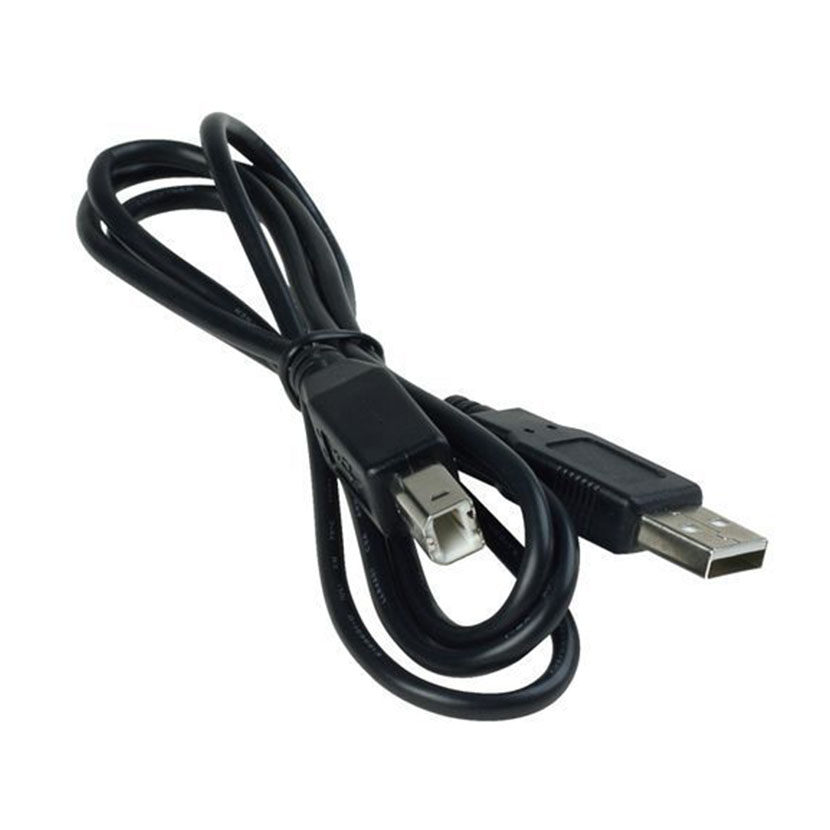 Vente de Câble d'imprimante USB-A vers USB-B mâle à mâle Noir 1.5m Permettant une liaison entre 2 appareils informatique Compatible avec imprimante HP, Canon, Eps...
