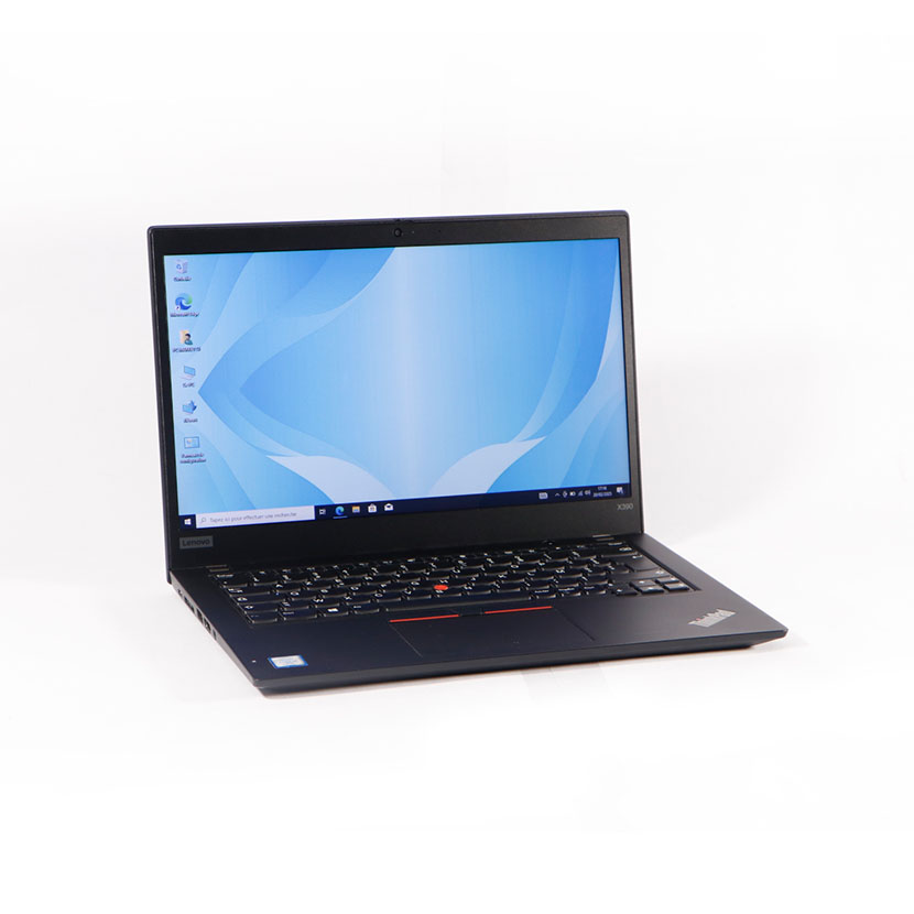 Vente de PC occasion Lenovo ThinkPad X390 · Core i5 8ᵉ Gén. CPU @1.60GHz · RAM 8Go DDR4 incorporée SSD M2 256Go · Écran 13,3" Full HD · Garantie 6 mois