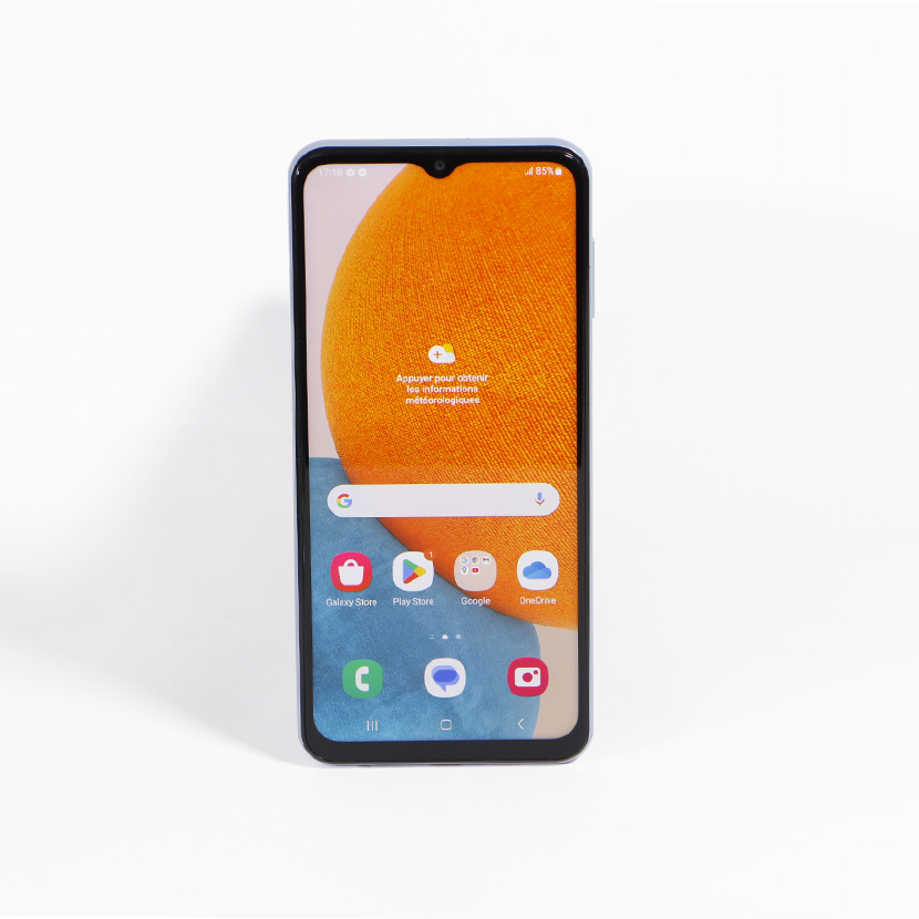 Téléphone portable Samsung Galaxy A23 5G d'occasion · Écran OLED 6.6" · Capacité : 4Go/64Go · Dual SIM (Nano SIM) 5G *Garantie 6 mois