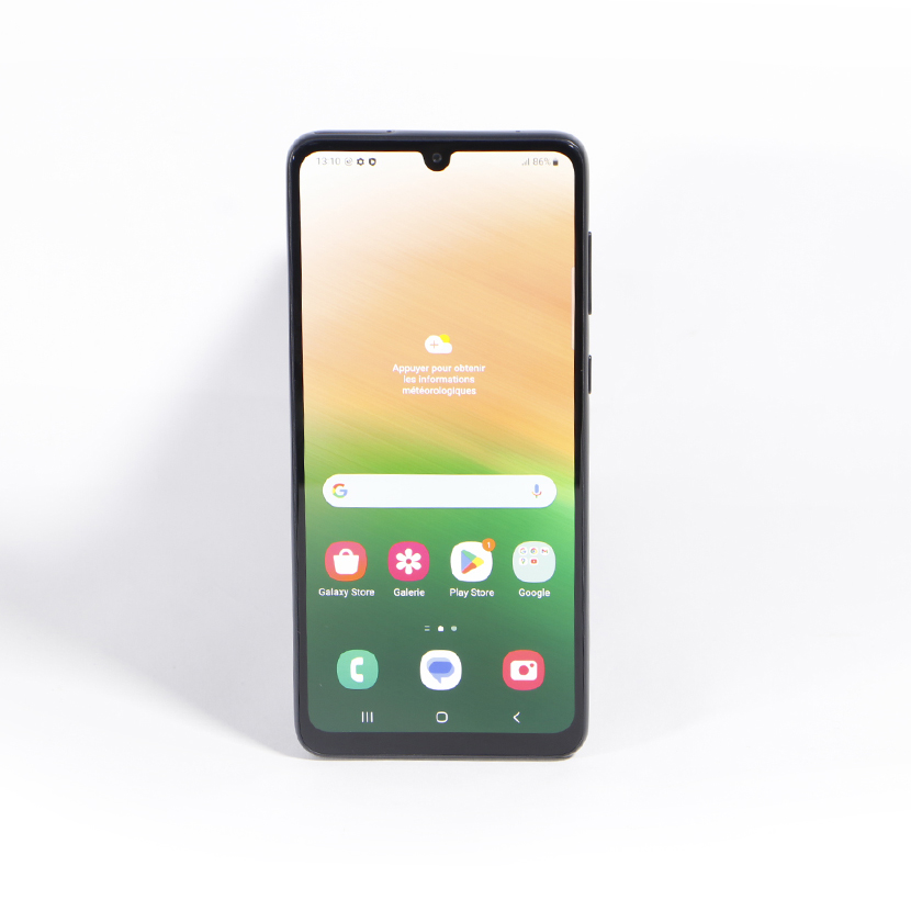 Vente de Téléphone portable Samsung Galaxy A33 5G d'occasion · Écran OLED 6.4" · Capacité : 6Go/128Go · Dual SIM (Nano SIM + eSim) · Face iD : OK *Garantie 6 mois