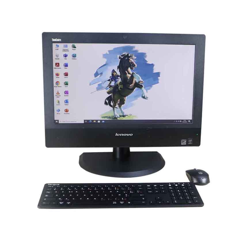 Tout-en-un Lenovo Thinkcentre M73z · Intel Core i5 (4ᵉ Gén.) CPU @ 3.00 GHz · Mémoire RAM : 8Go DDR3 · Stockage : SSD 256Go · Écran 20" FHD · Garantie 3 mois
