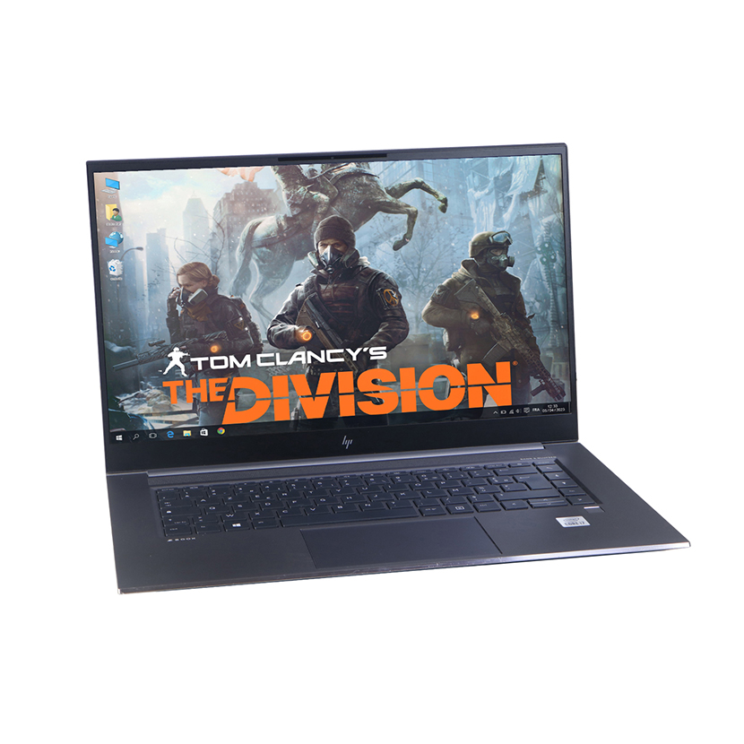 PC d'occasion Hp ZBook Studio G7 Core i7 (10ᵉ Gen.) CPU @ 2,60GHZ (6/12) · RAM 32Go DDR4 SSD M2 1To · GPU 4Go · Écran 15.6" FHD + Clavier Lumineux