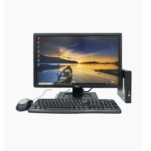 Complet Micro UC HP ProDesk 600 G1 Intel Core i3 (4ᵉ Gén.) – RAM 8Go DDR3 HDD 500Go  Écran Dell 23" LED