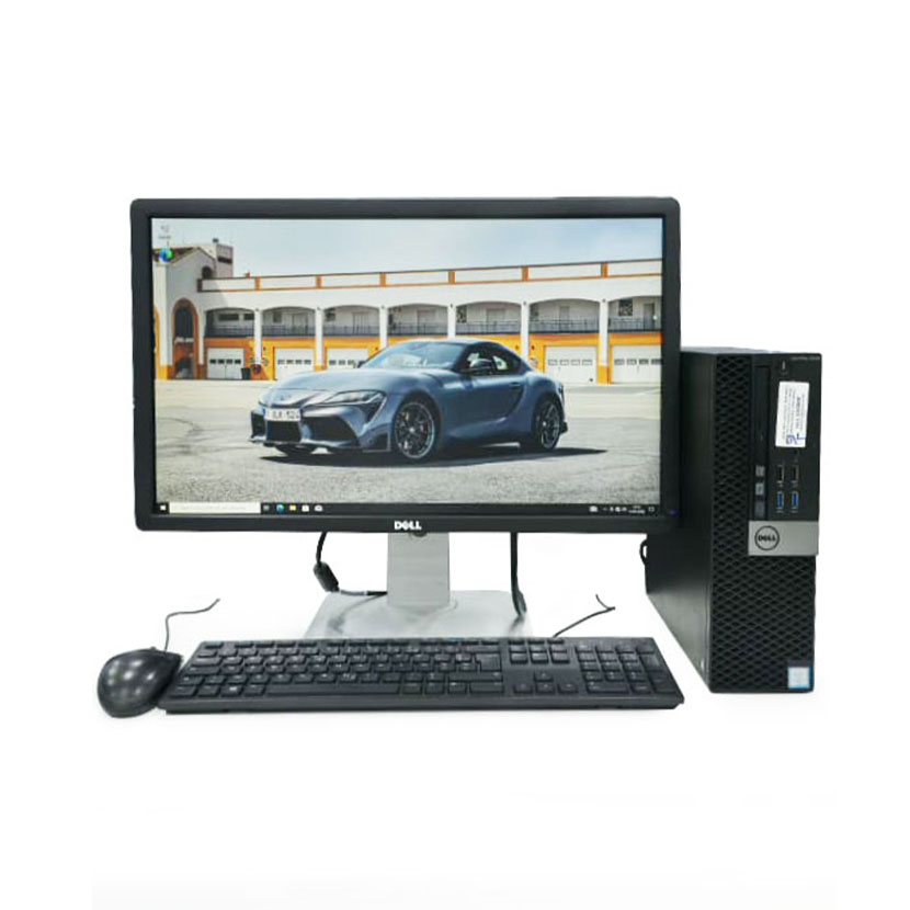Vente de Complet bureau d'occasion à Abidjan : Mini UC Dell Optiplex 3040 · Core i3 6ᵉ Gén. CPU @ 3.70 GHz · Capacité : 8Go/500Go · Écran Dell 22″ *Garantie 3 mois